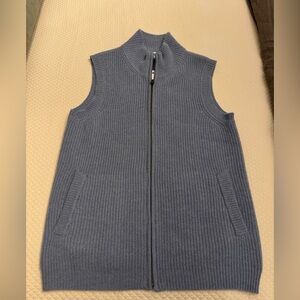 NWT The Cashmere Project zip up vest